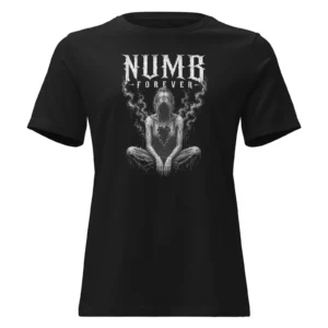 Sick Satisfaction - NUMB FOREVER – Women's Dark Gothic Streetwear Tee T Shirt