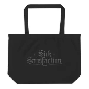 Sick Satisfaction Logo – Premium Gothic Tote Bag