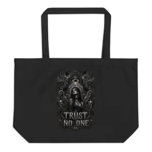 Sick Satisfaction - TRUST NO ONE – Dark Gothic Tote Bag