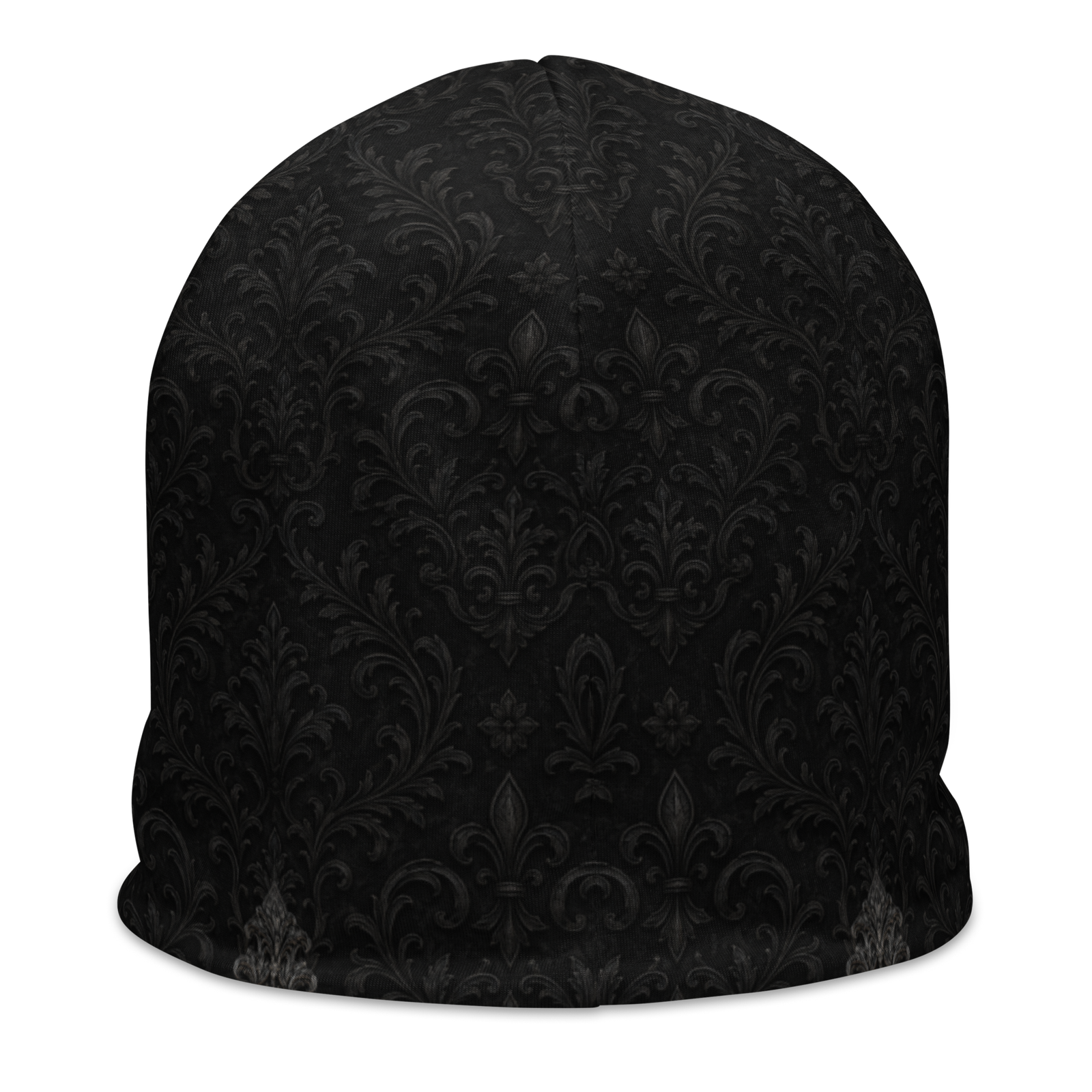 Sick Satisfaction Gothic Cathedral Cross All-Over Print Beanie - Image 2