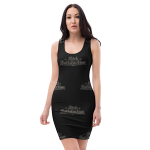Sick Satisfaction Logo All-Over Print Bodycon Dress