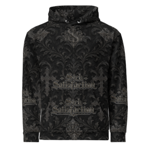 Sick Satisfaction Gothic Cathedral Cross All-Over Print Unisex Hoodie