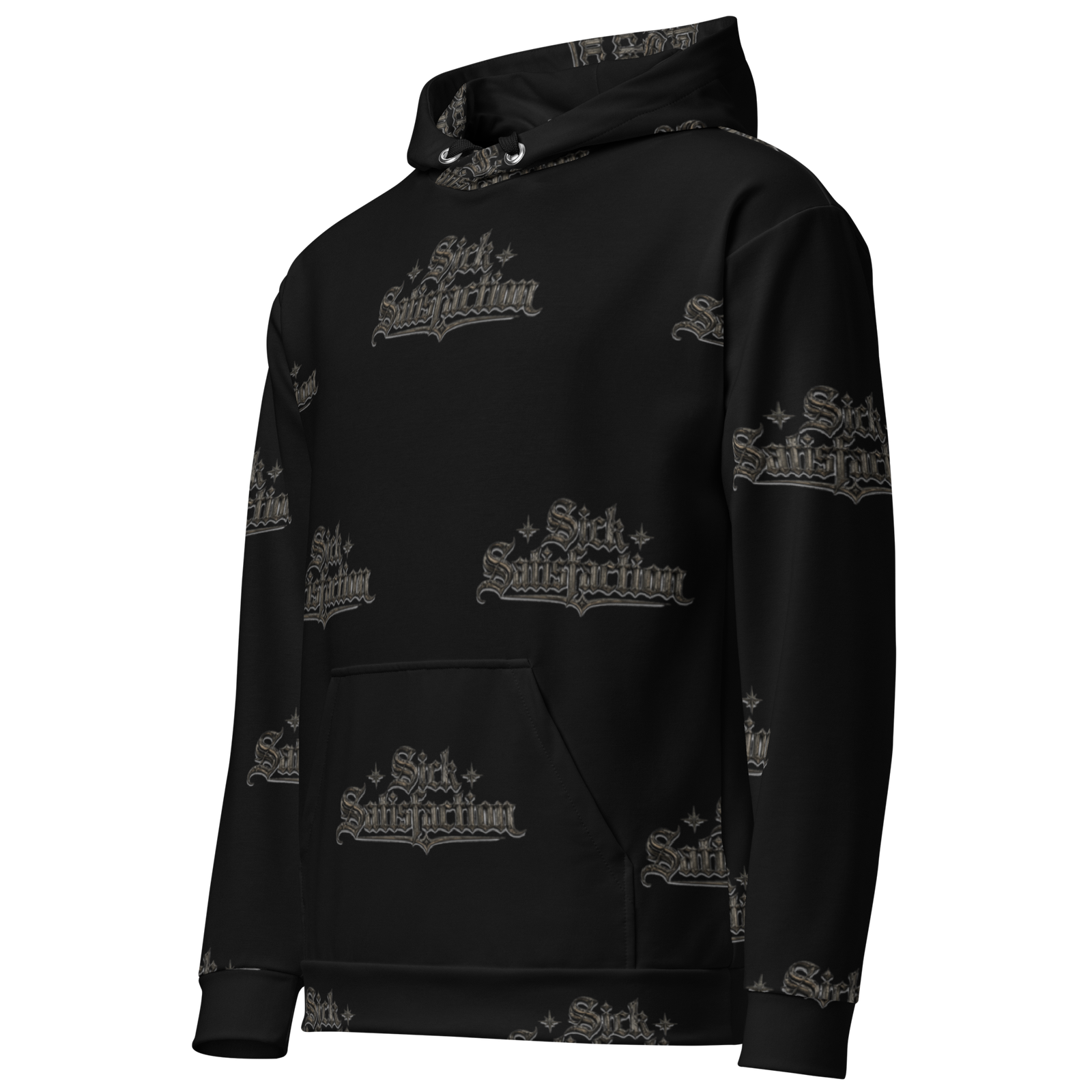 Sick Satisfaction Logo All-Over Print Unisex Hoodie - Image 2