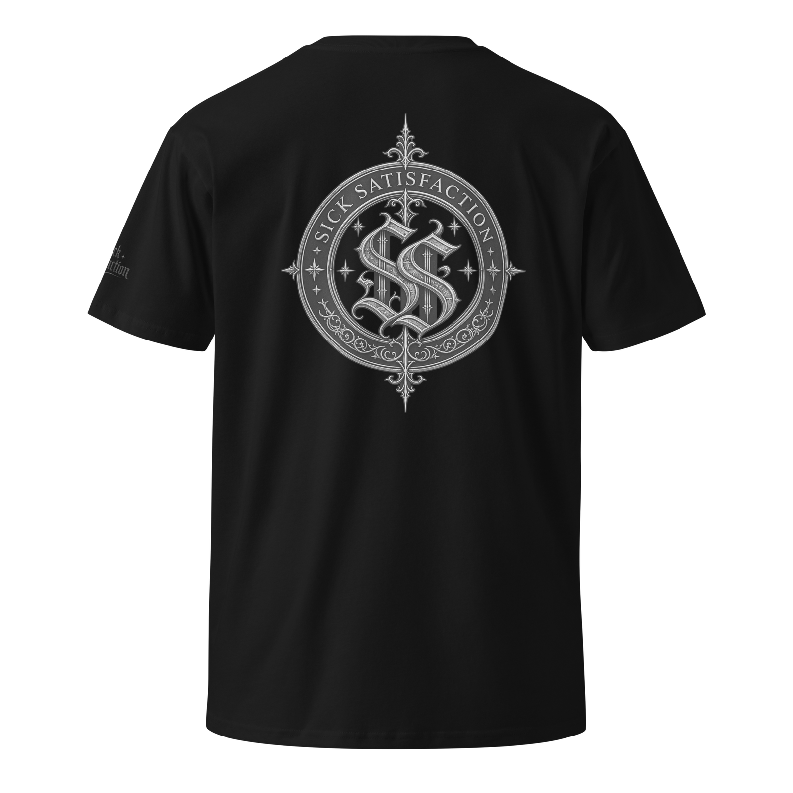 Sick Satisfaction Men's Silver Pewter Seal T-Shirt - Image 2