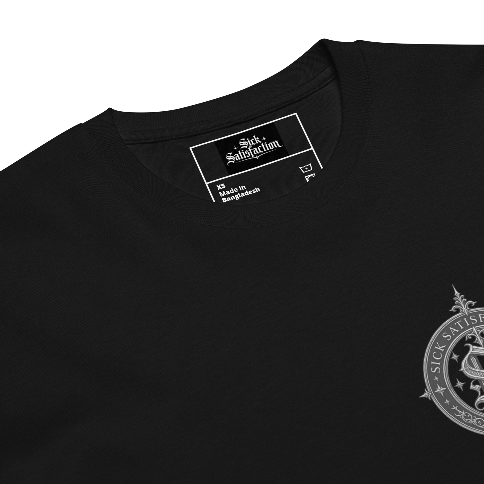 Sick Satisfaction Men's Silver Pewter Seal T-Shirt - Image 6