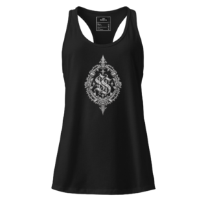 Sick Satisfaction Nocturne Bloom Women’s Fitted Racerback Tank Top