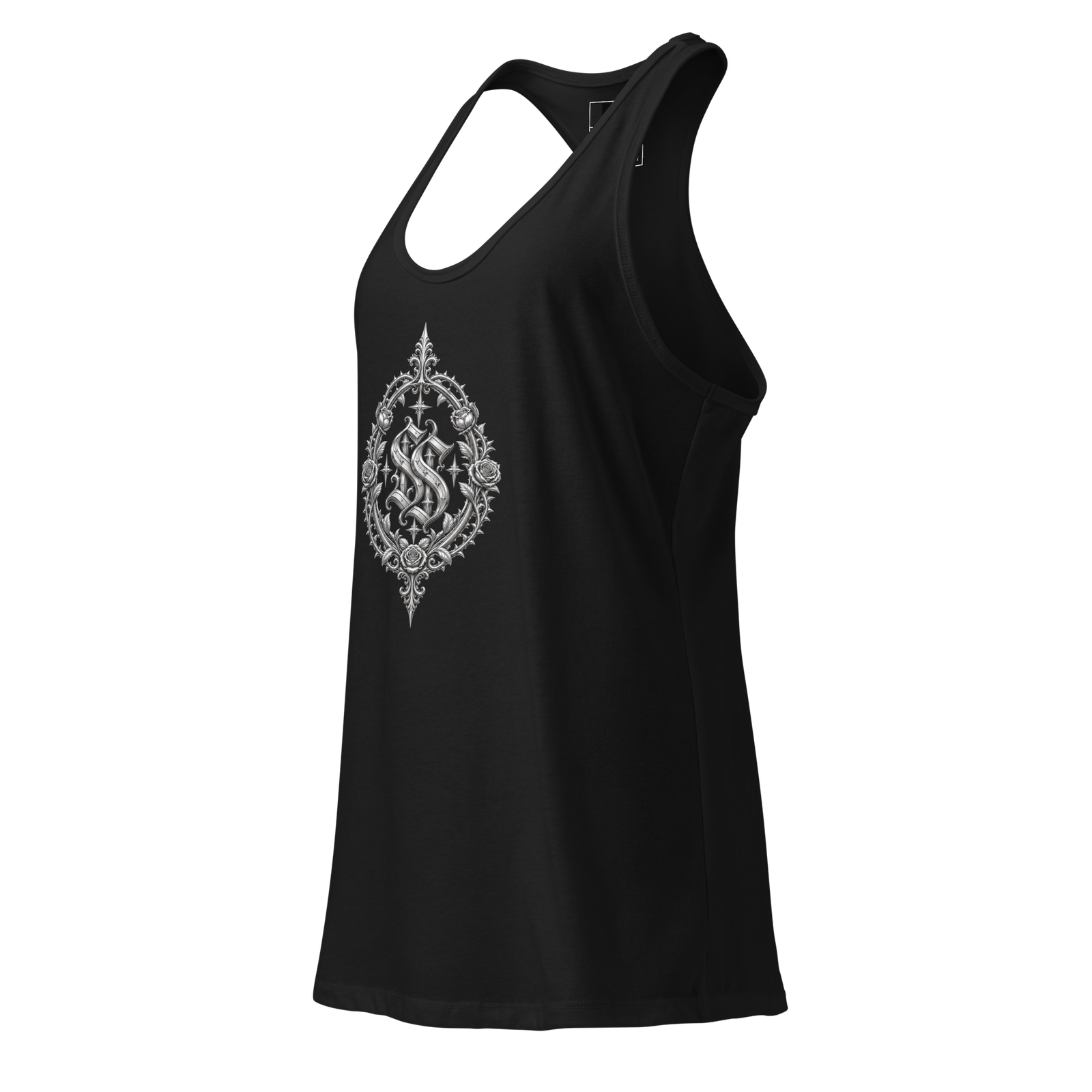 Sick Satisfaction Nocturne Bloom Women’s Fitted Racerback Tank Top - Image 4